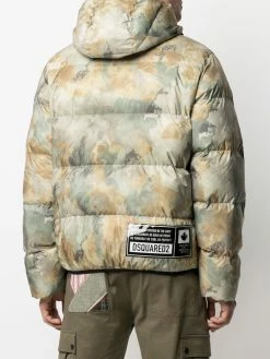 Dsquared2 doudoune à imprimé camouflage