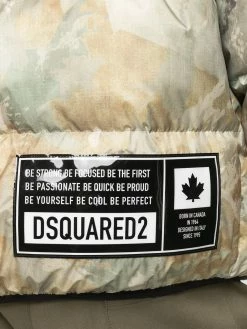 Dsquared2 doudoune à imprimé camouflage