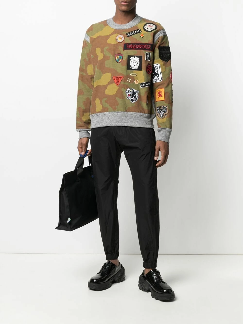 Prix Jamais Vus Dsquared2 Pantalon de jogging à logo latéral pantalons de survêtement homme 4 Dsquared2 pantalon de jogging à logo latéral