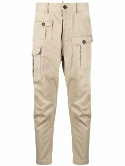 Dsquared2 pantalon cargo à effet usé