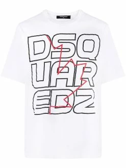 Dsquared2 t-shirt Ă encolure ras-de-cou