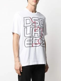 Dsquared2 t-shirt à encolure ras-de-cou