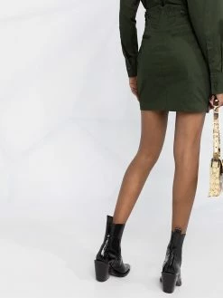 Prix Favorable Dsquared2 Robe chemise ceinturée à poche poitrine robes de jour femme 14 Dsquared2 robe-chemise ceinturée à poche poitrine