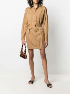 Dsquared2 robe-chemise à poche poitrine