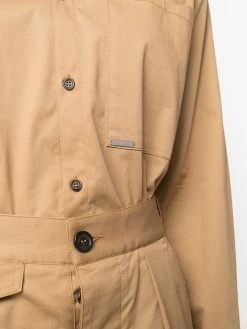 Prix De Lancement Dsquared2 Robe chemise à poche poitrine robes de jour femme 13 Dsquared2 robe-chemise à poche poitrine