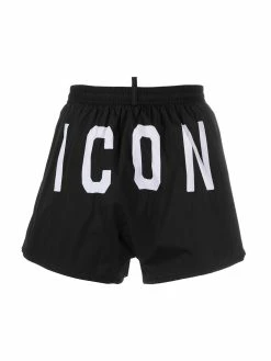 Dsquared2 short de bain à logo imprimé