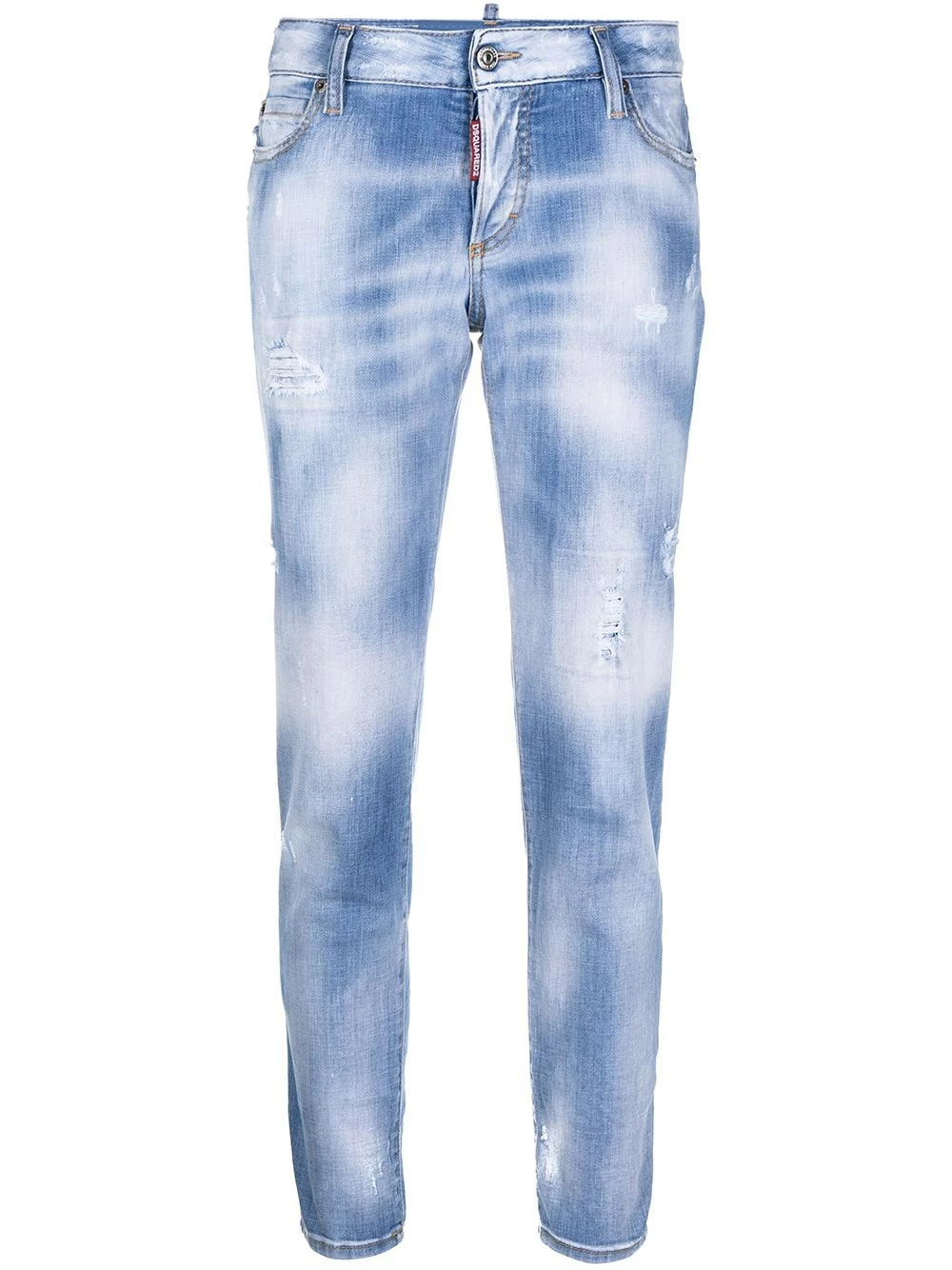 Dsquared2 Prix Imbattable Jean skinny à effet usé jeans courts femme 3 Dsquared2 jean skinny à effet usé