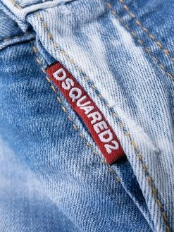 Dsquared2 Prix Imbattable Jean skinny à effet usé jeans courts femme 14 Dsquared2 jean skinny à effet usé