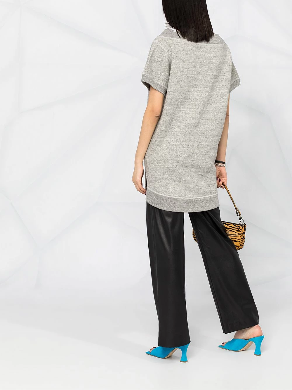 Dsquared2 Soldes En Ligne T shirt oversize à logo imprimé t-shirts & jerseys femme 6 Dsquared2 t-shirt oversize à logo imprimé