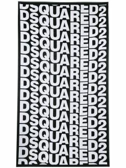 Dsquared2 serviette de plage à logo imprimé