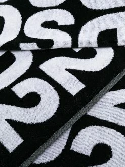 Dsquared2 serviette de plage à logo imprimé