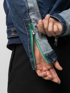 Dsquared2 veste en jean à design superposé