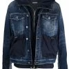 Dsquared2 veste en jean à design superposé