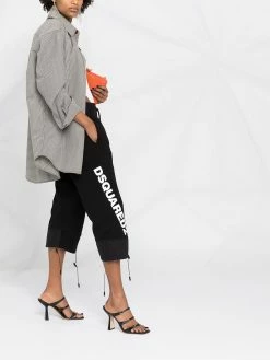 Dsquared2 Prix De Rêve Pantalon de jogging crop à logo imprimé pantalons de survêtement femme 15 Dsquared2 pantalon de jogging crop à logo imprimé