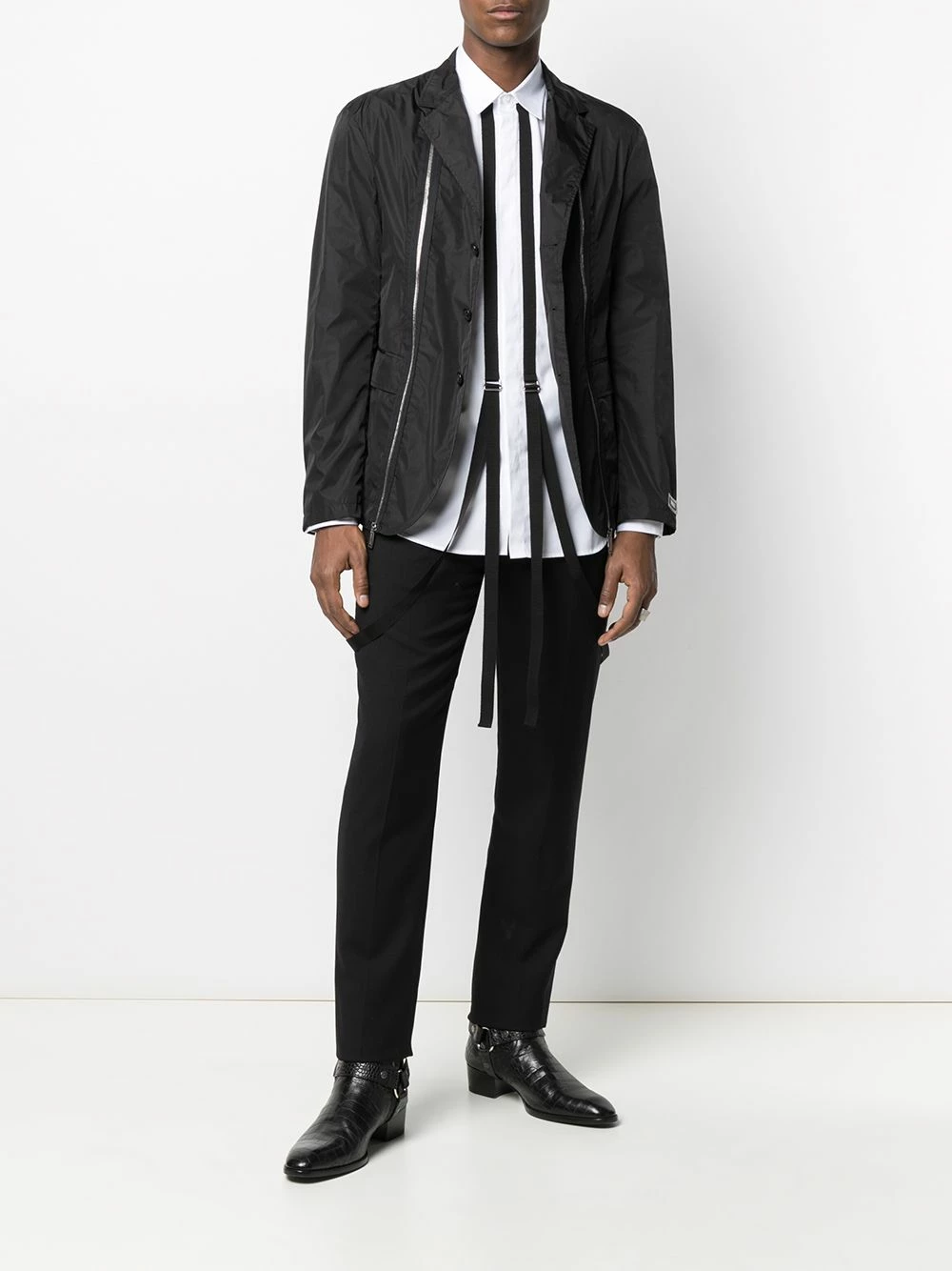 Prix Raisonnable Dsquared2 Blazer à effet froissé blazers homme 4 Dsquared2 blazer à effet froissé