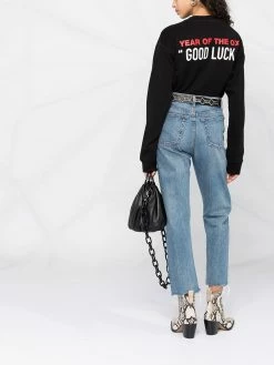 Promos Dsquared2 Sweat à logo imprimé sweats femme 13 Dsquared2 sweat à logo imprimé