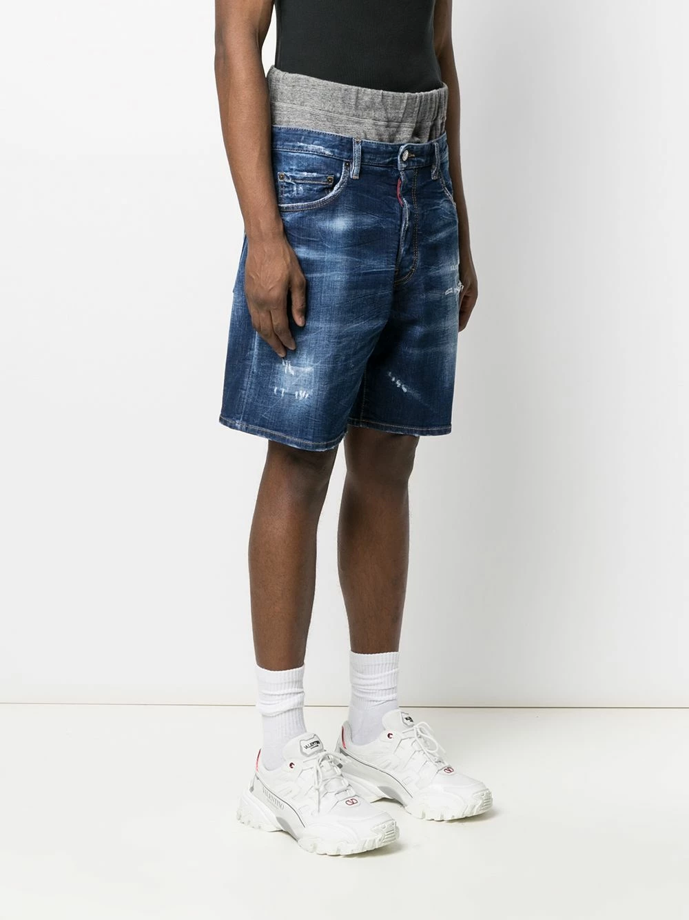 Dsquared2 Short en jean à effet usé Prix Jamais Vus shorts en jean homme 5 Dsquared2 short en jean à effet usé