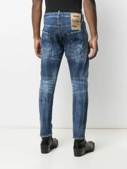 Dsquared2 jean slim à effet délavé