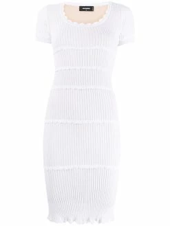 Dsquared2 robe ajustée en maille nervurée