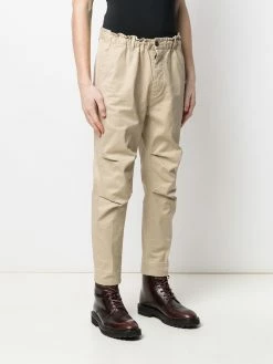 Dsquared2 pantalon chino à taille haute ceinturée