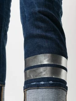 Qualité Fiable Dsquared2 Jean court à effet usé jeans skinny femme 13 Dsquared2 jean court à effet usé