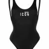 Dsquared2 maillot de bain à logo imprimé