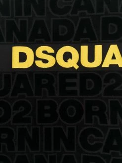Dsquared2 serviette de plage à logo en jacquard