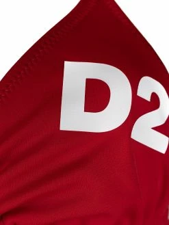 Prix Dégriffé Dsquared2 Haut de bikini D2 à bonnets triangles bikinis femme 7 Dsquared2 haut de bikini D2 à bonnets triangles