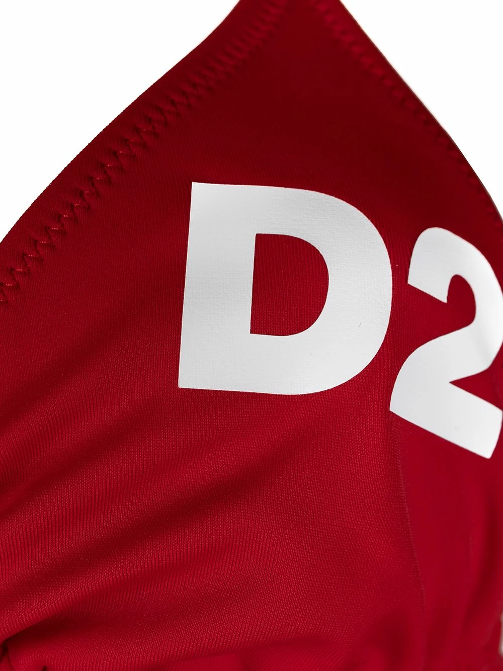 Prix Dégriffé Dsquared2 Haut de bikini D2 à bonnets triangles bikinis femme 5 Dsquared2 haut de bikini D2 à bonnets triangles