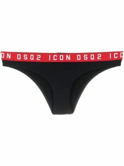 Dsquared2 bas de bikini à bande logo