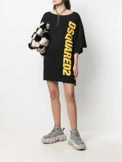 Dsquared2 robe à logo imprimé