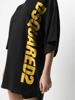 Dsquared2 robe à logo imprimé
