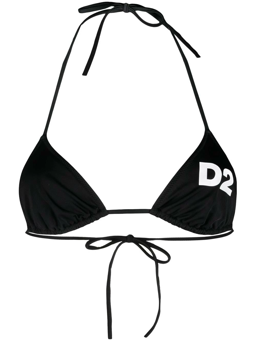 Dsquared2 Haut de bikini D2 à bonnets triangles Haute Qualité tenues de plage femme 3 Dsquared2 haut de bikini D2 à bonnets triangles