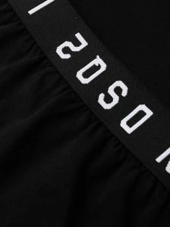 Dsquared2 robe courte à bande logo