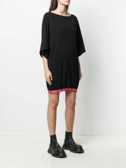 Dsquared2 robe courte à bande logo