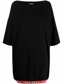 Dsquared2 robe courte à bande logo
