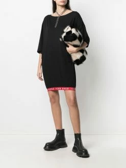 Dsquared2 robe courte à bande logo