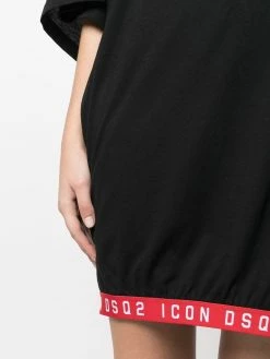 Dsquared2 robe courte à bande logo