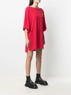 Dsquared2 robe courte à logo imprimé