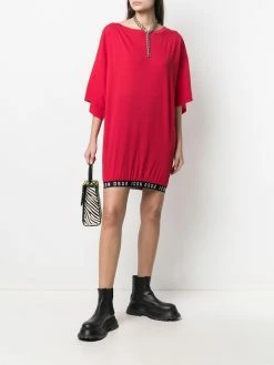 Dsquared2 robe courte à logo imprimé