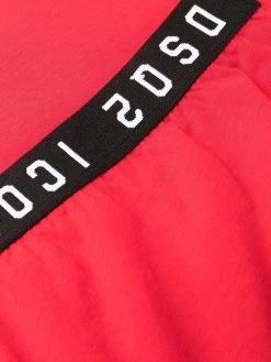 Dsquared2 robe courte à logo imprimé