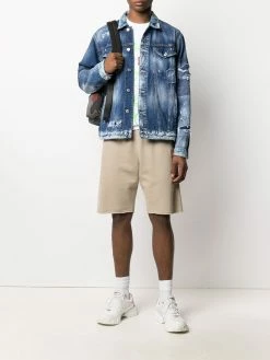 Dsquared2 veste en jean à boutonnière