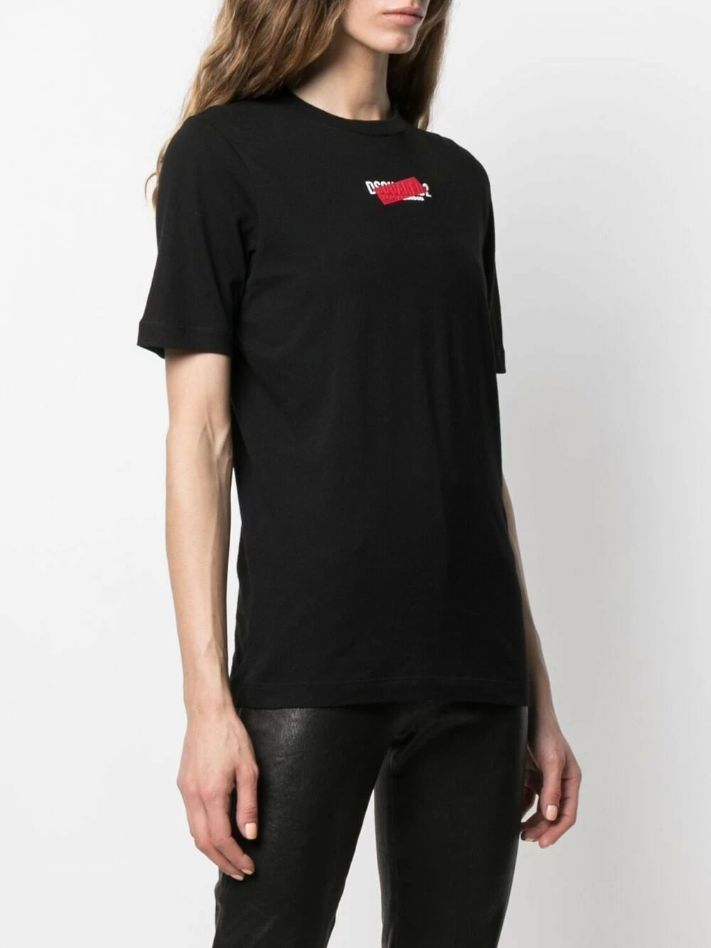 Dsquared2 T shirt à logo imprimé Prix Cassé t-shirts & jerseys femme 5 Dsquared2 t-shirt à logo imprimé