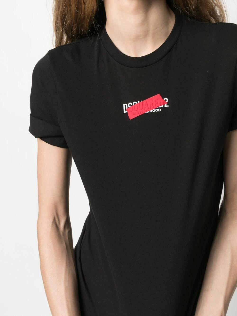 Dsquared2 T shirt à logo imprimé Prix Cassé t-shirts & jerseys femme 7 Dsquared2 t-shirt à logo imprimé