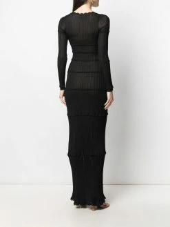 Dsquared2 robe longue à volants