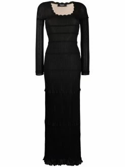 Dsquared2 robe longue à volants