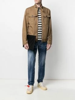 Dsquared2 veste militaire à patch logo