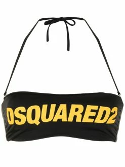 Dsquared2 haut de bikini à logo imprimé