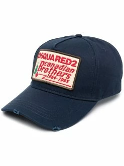 Dsquared2 casquette à effet usé