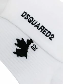 Dsquared2 chaussettes à logo intarsia
